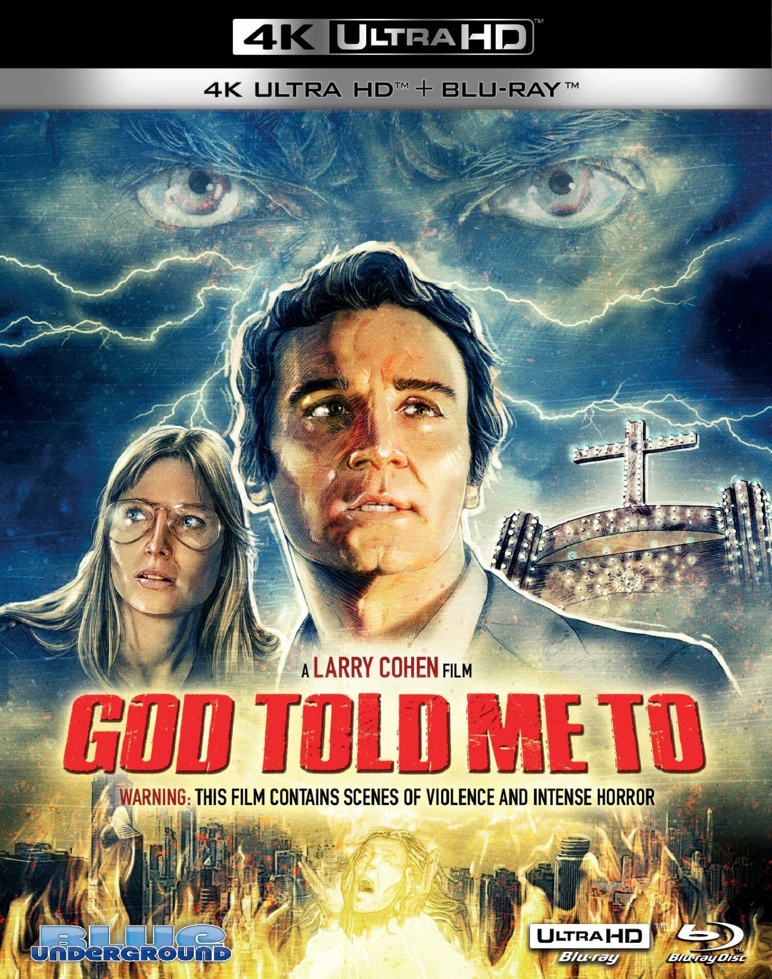 God Told Me To (Blue Underground) (4k UHD / Blu-Ray All Region)