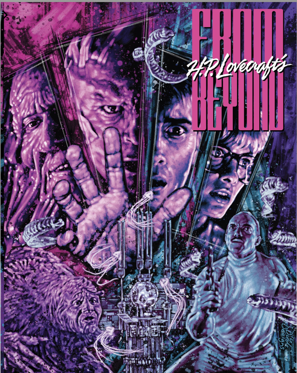From Beyond (Vinegar Syndrome LE Slipcover) (4k UHD / Blu-Ray)