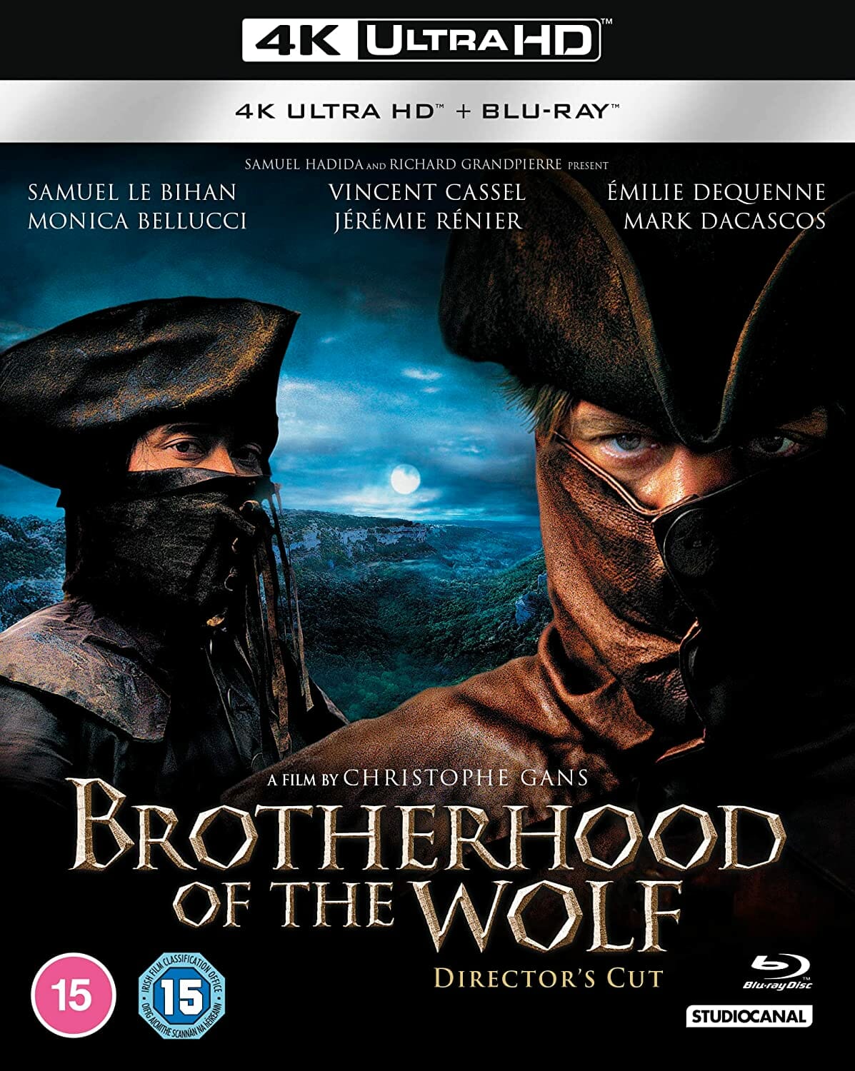 UK Brotherhood of the Wolf (Studio Canal 4 Disc Set) (4k UHD / Blu-Ray See Notes)
