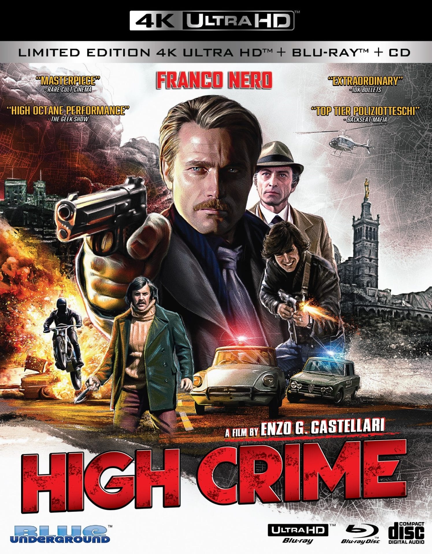 High Crime (Blue Underground 3 Disc LE 4k UHD / Blu-Ray / CD)