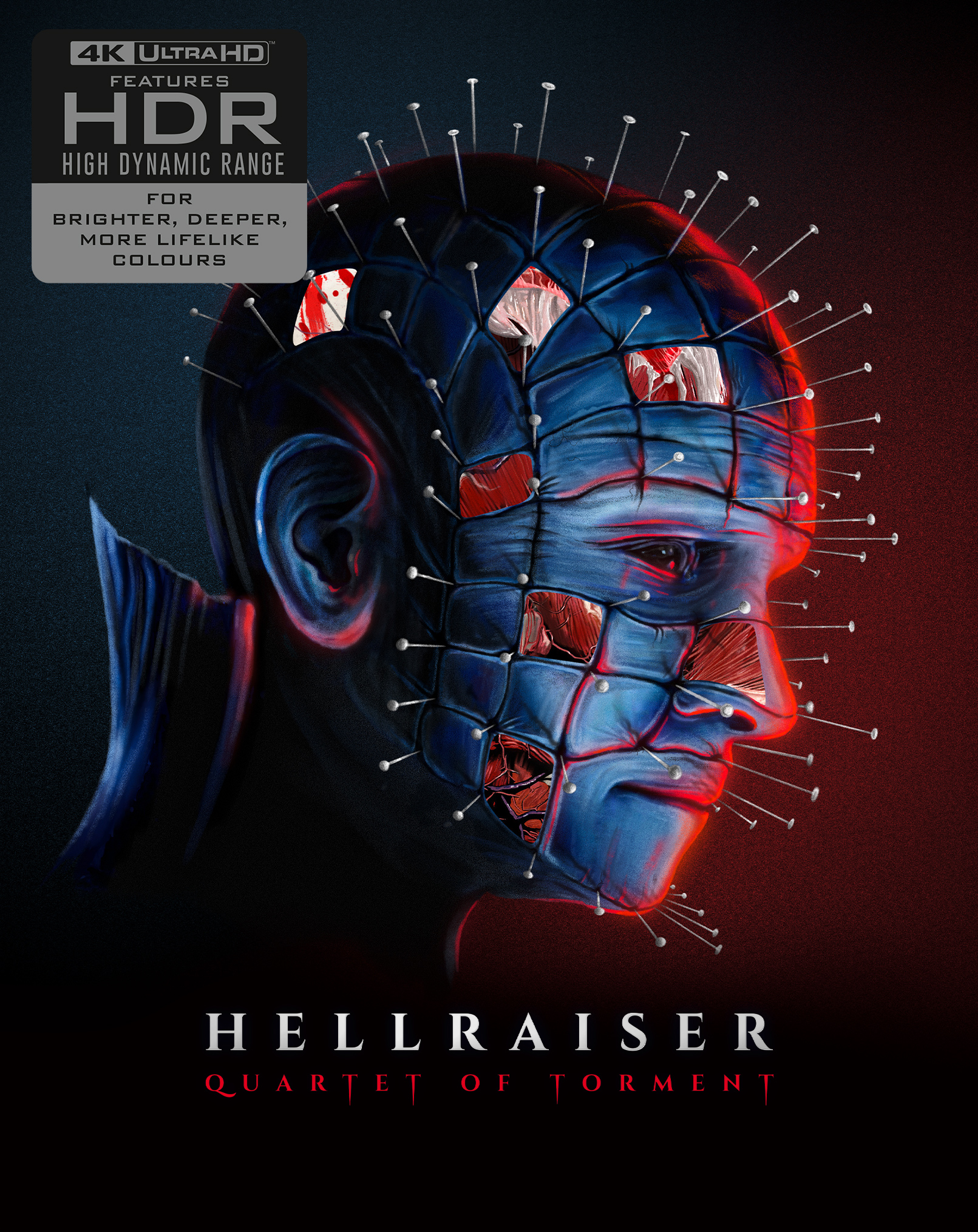 (4k UHD) Hellraiser: Quartet Of Torment Pinhead Slipcase Limited Edition (Arrow US 4K UHD)
