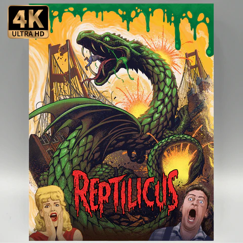 Reptilicus (LE Slipcover Vinegar Syndrome) (4k UHD / Blu-Ray)