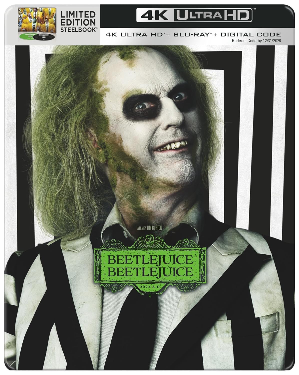 Beetlejuice Beetlejuice (LE Steelbook 4k UHD)