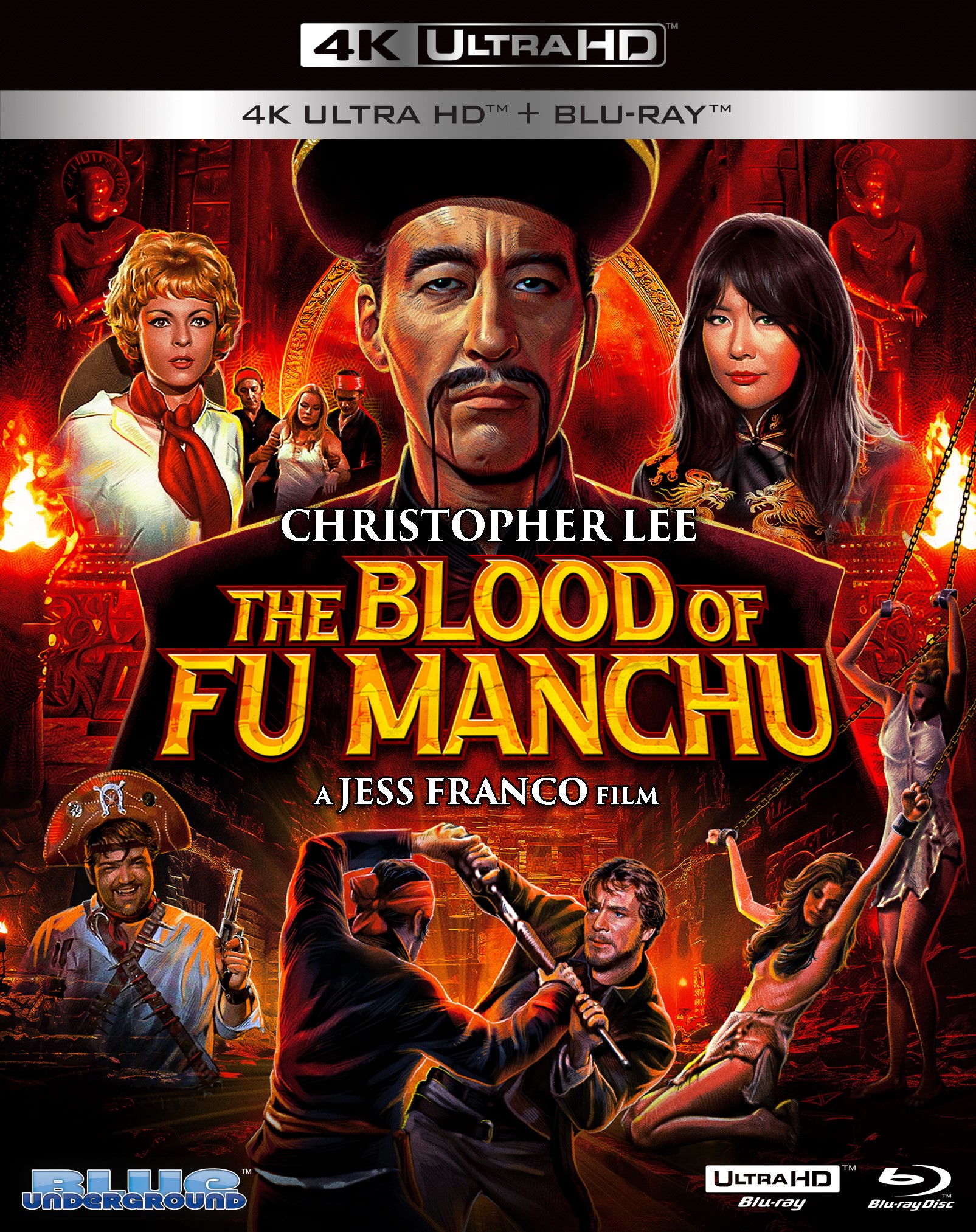 (4k) Blood of Fu Manchu (Blue Underground) (4k UHD / Blu-Ray All Region)