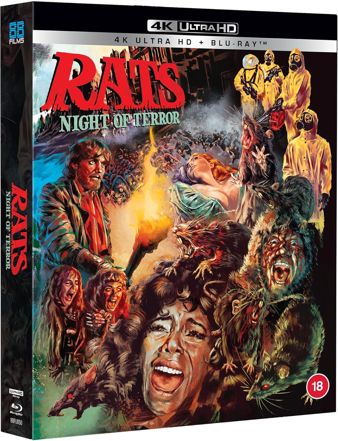 (UK) Rats Night of Terror (UK 88 Films 4k UHD All Region / Blu-Ray Region B)