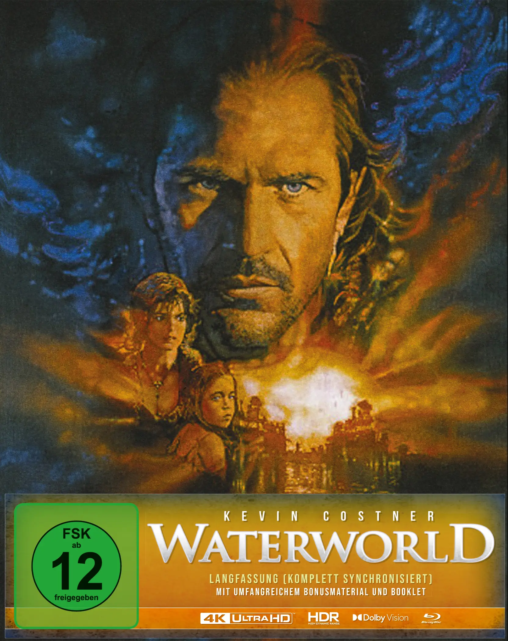 (Plaion) Waterworld (LE Mediabook 4k UHD All Region / Blu-Ray Region B)