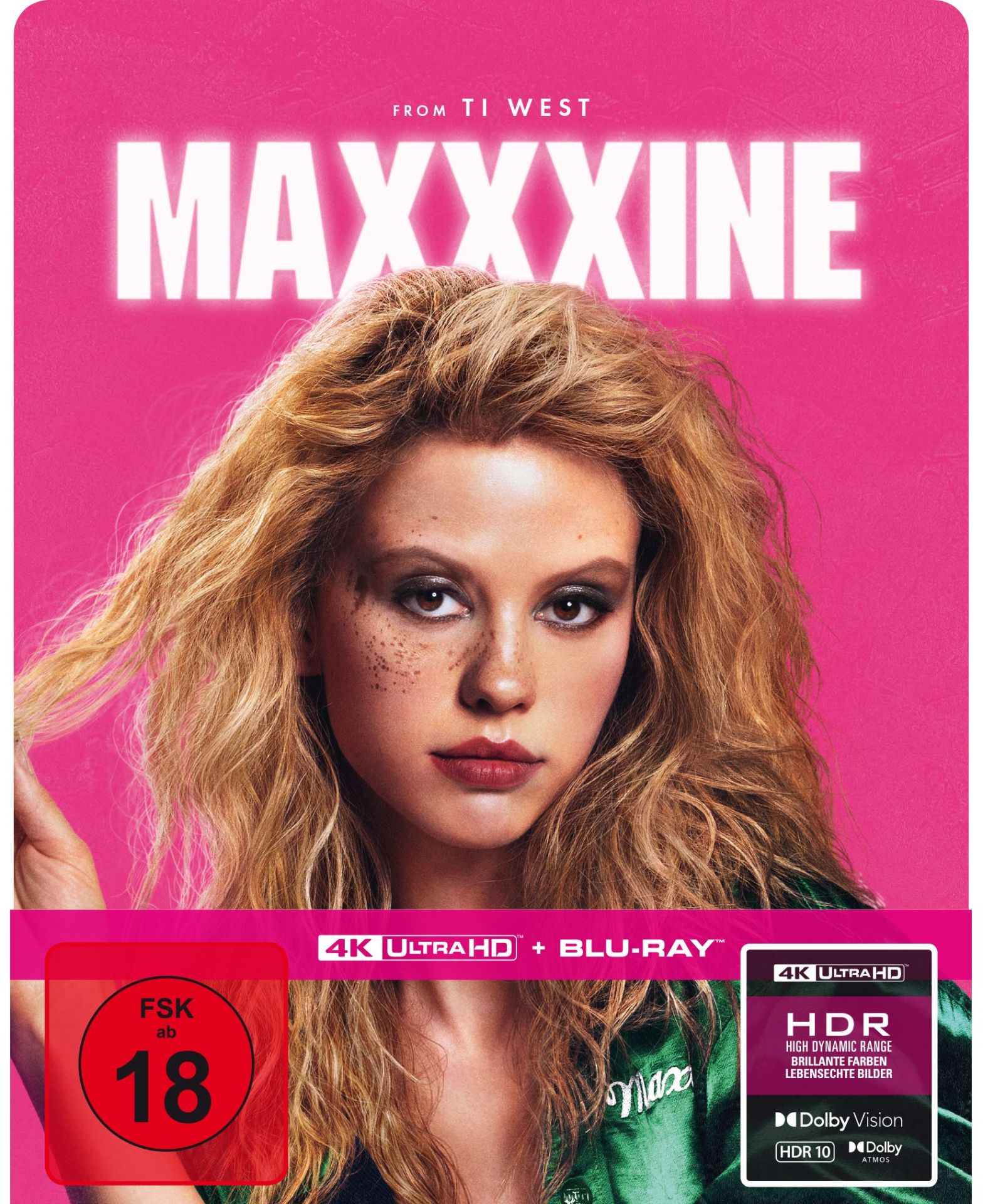 (Steelbook) Maxxxine (LE 4k UHD All Region  / Blu-Ray Region B)