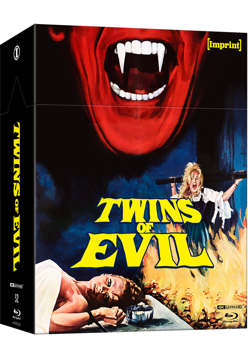 Twins of Evil (Imprint LE Hardcase) (4k UHD / Blu-Ray All Region)