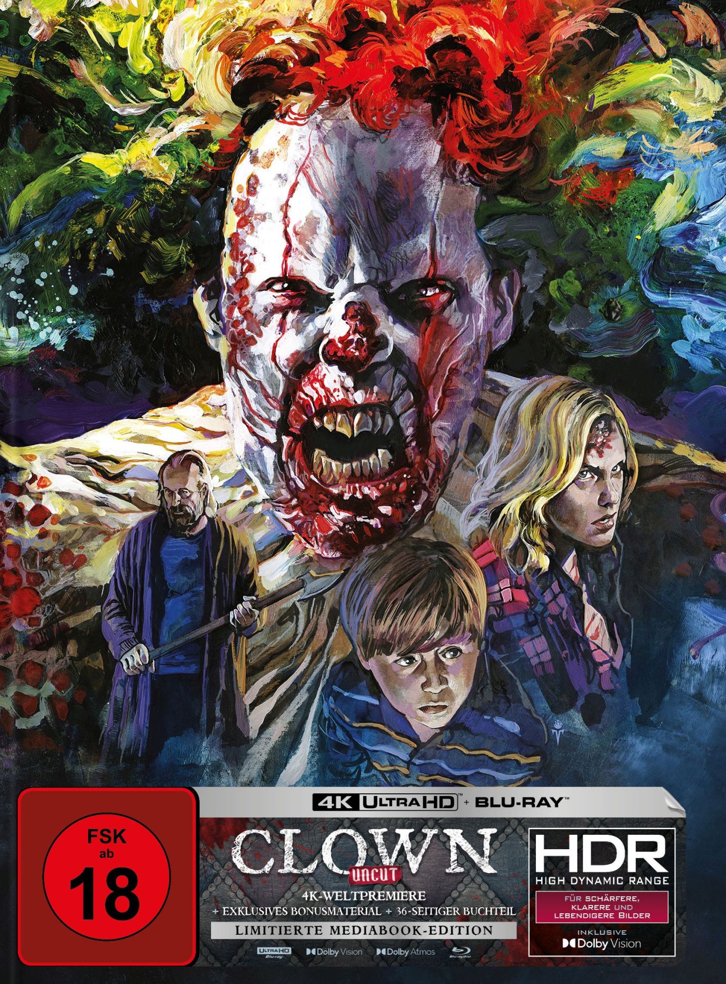 (Cover A) Clown (LE MEDIABOOK 4k UHD All Region / Blu-Ray All Region)