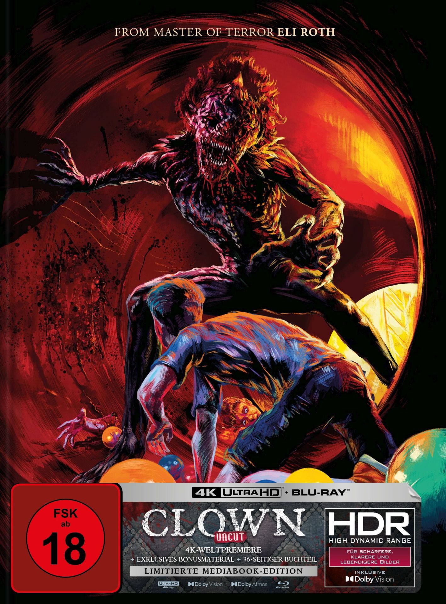 (Cover B) Clown (LE MEDIABOOK 4k UHD All Region / Blu-Ray All Region)