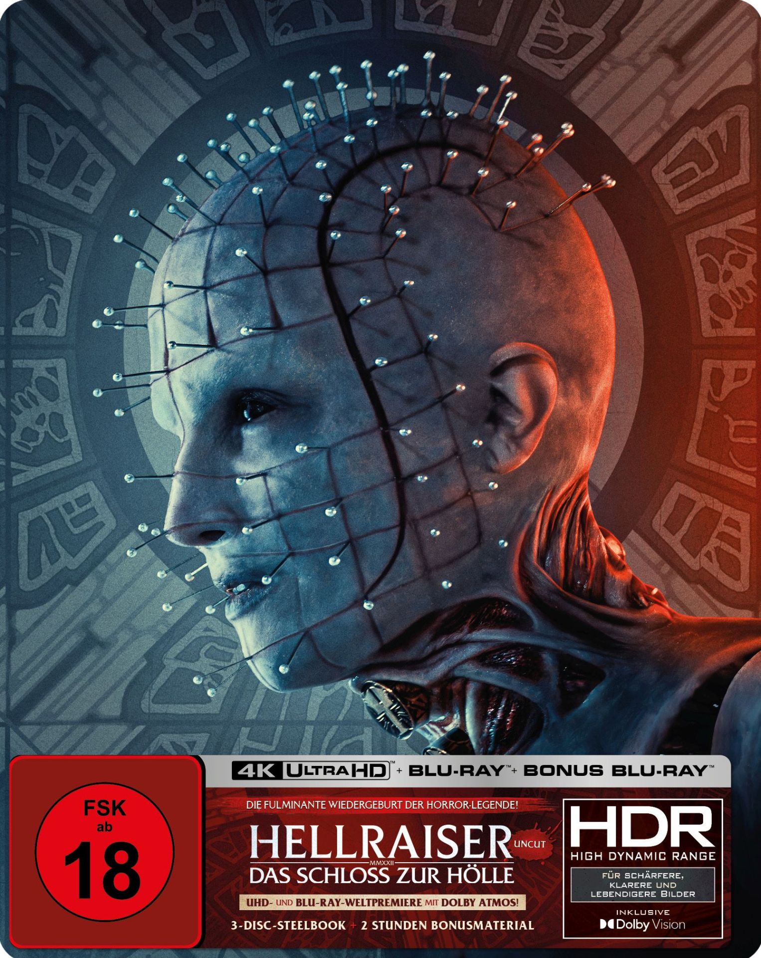 (steelbook) Hellraiser 2022 (4k UHD All Region / Blu-Ray Region B)