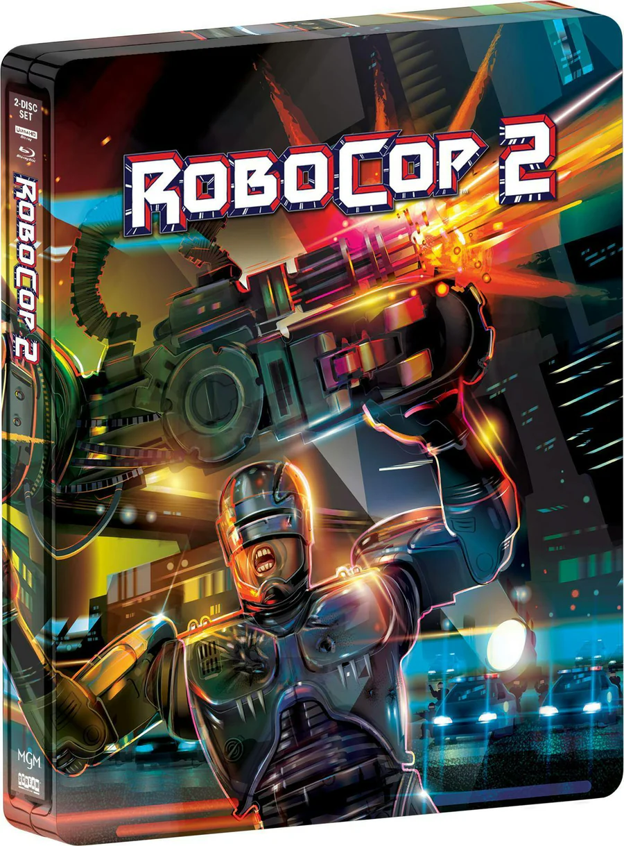 (Steelbook) Robocop 2 (Scream Factory) (4k / Blu-Ray)