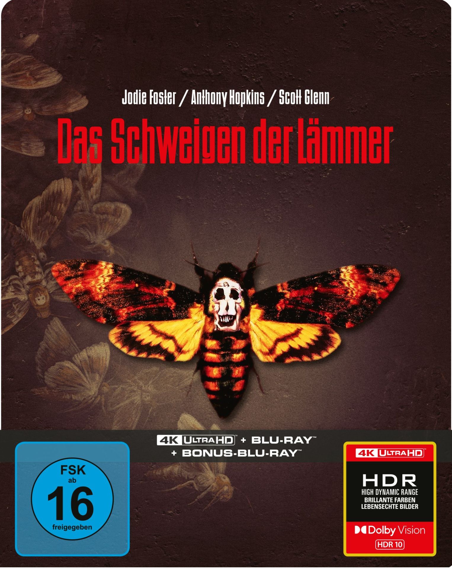 (Steelbook) Silence of the Lambs (4k UHD All Region / Blu-Ray Region B)