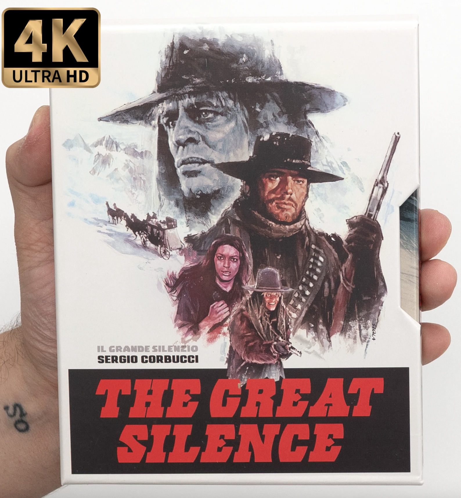 (with slip) The Great Silence (Limited Slipcover Film Movement) (4k UHD / Blu-Ray)