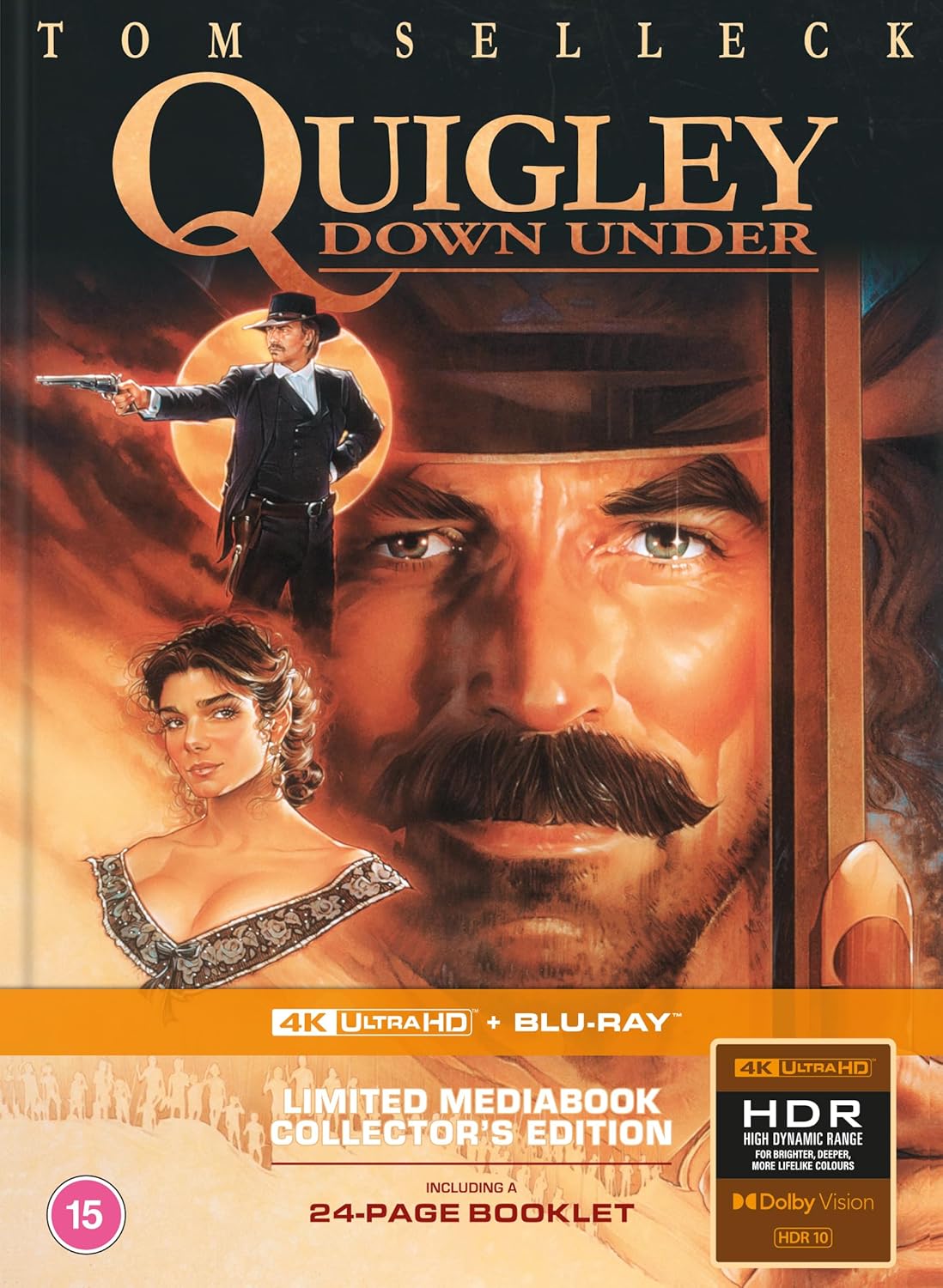 Quigley Down Under (UK LE Mediabook 4k UHD All Region / Blu-Ray Region B)