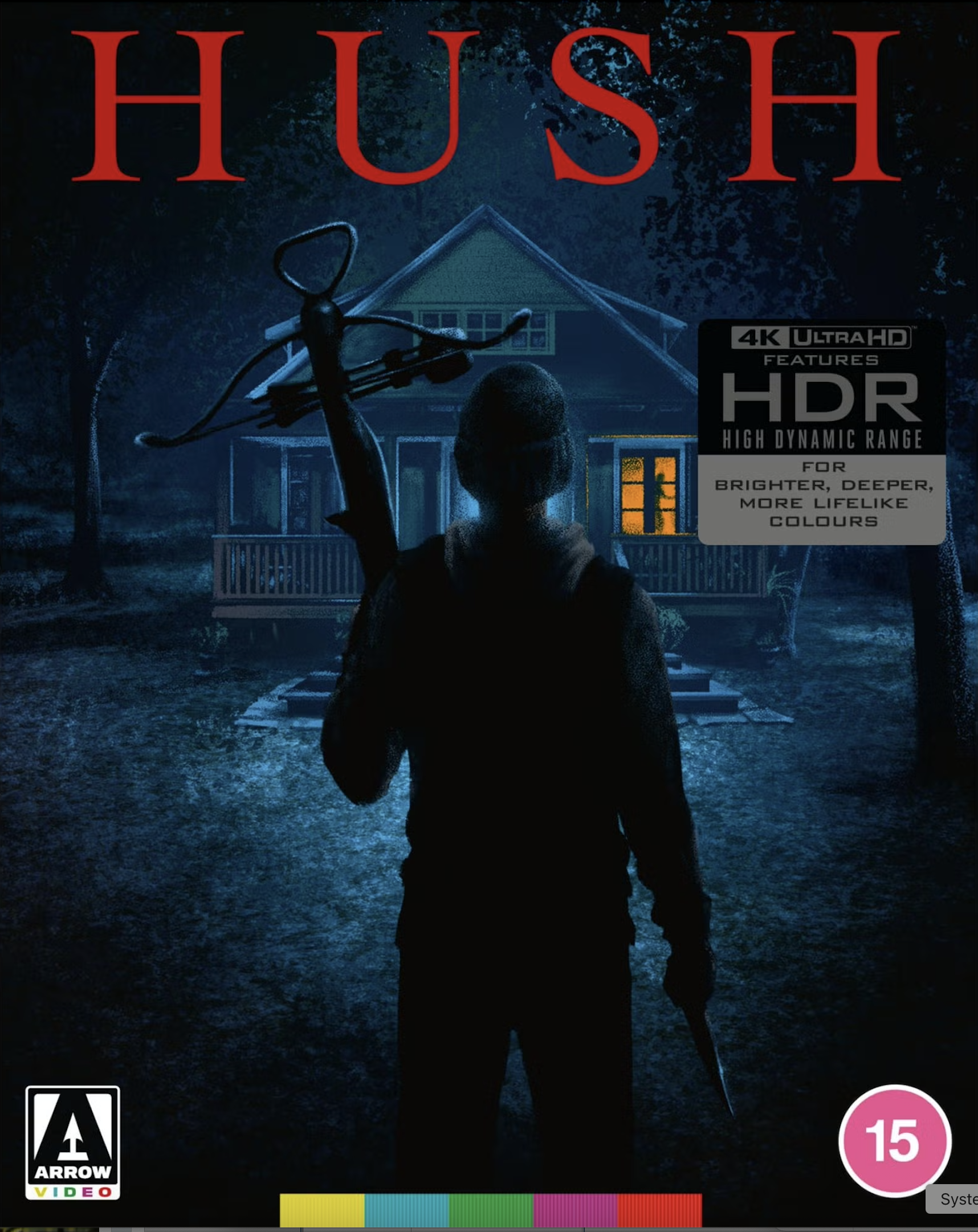 Hush (LE Arrow UK 4k UHD All Region) Preorder