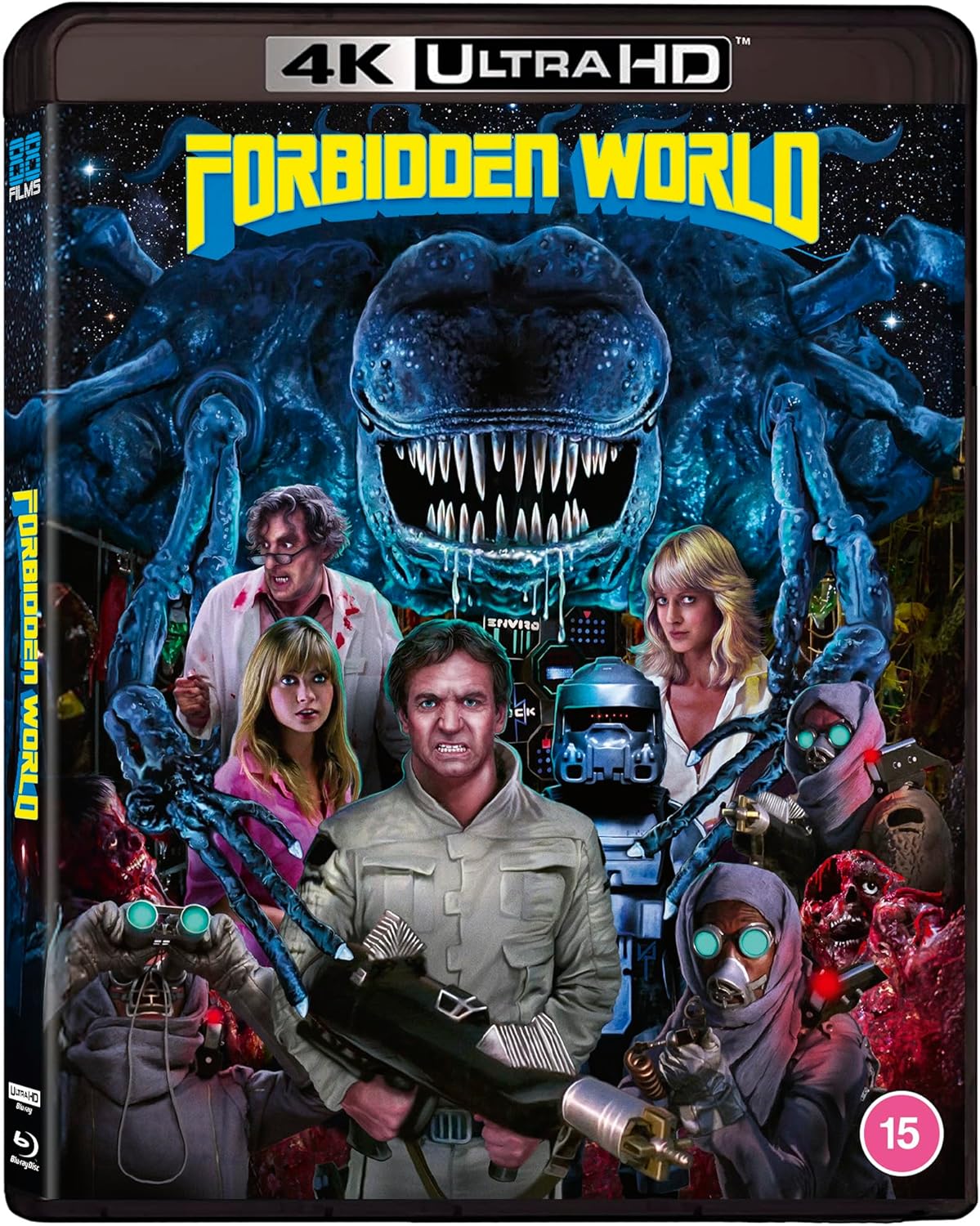 (88 UK) Forbidden World (88 Films 4k UHD All Region  / Blu-Ray Region B)